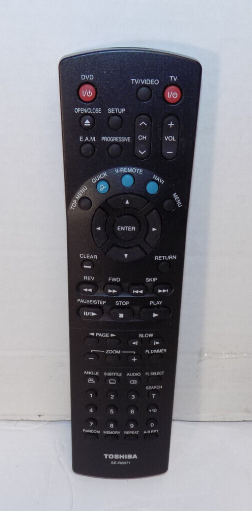 Toshiba SE-R0071 DVD Player Remote Control IR Tested