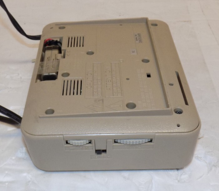 Sony Dream Machine ICF-C240AM FM Alarm LED Clock Radio Beige Tan