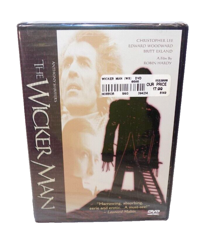 The Wicker Man Anthony Shaffers 1993 Widescreen DVD Christopher Lee Sealed
