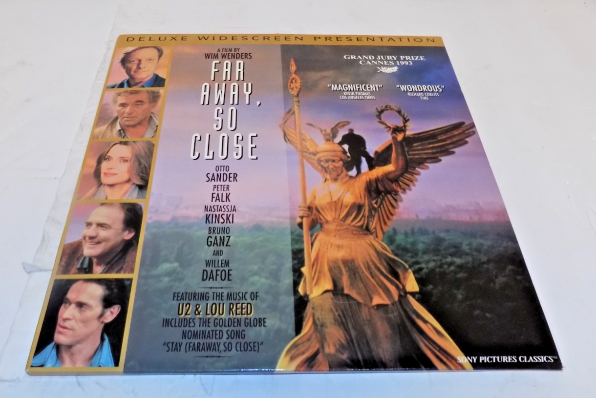Far Away, So Close LaserDisc LD Movie Deluxe Widescreen Otto Sanser Peter Falk