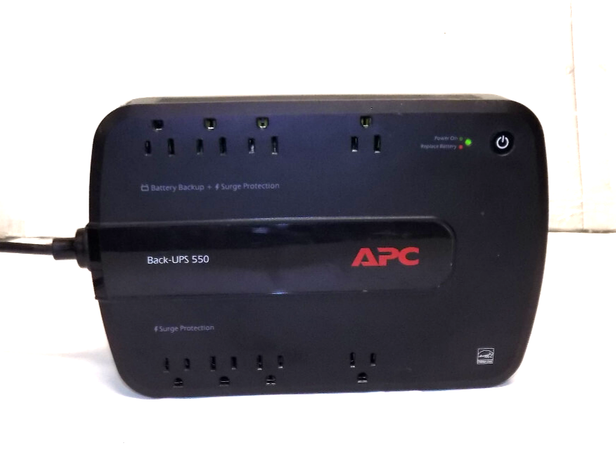 APC Back-UP BE650G1 Battery Backup Surge Protect 8 Outlet 390W with Battery