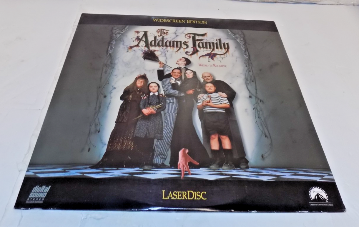 The Addams Family Weird Is Relative LaserDisc LD Widescreen Edition