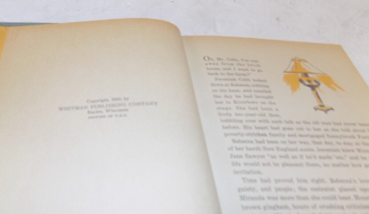 Rebecca of Sunnybrook Farm by Kate Douglas Wiggin 1960 Hardcover Whitman Pub
