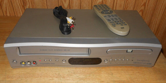 Broksonic Dvcr-810 DVD VCR Combo with Remote, A/V Cables & Hdmi Adapter