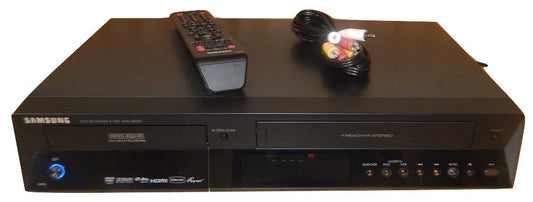 Samsung DVD-VR357 DVD Recorder VCR Combo Vhs to Dvd Dubbing with Remote and Cables