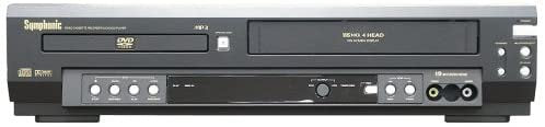 New Symphonic WF803 DVD VCR Combo HDMI Adapter Included