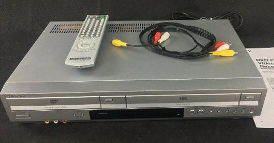 Sony SLV-D271P DVD VCR Combo with Remote, Cables and Hdmi Adapter