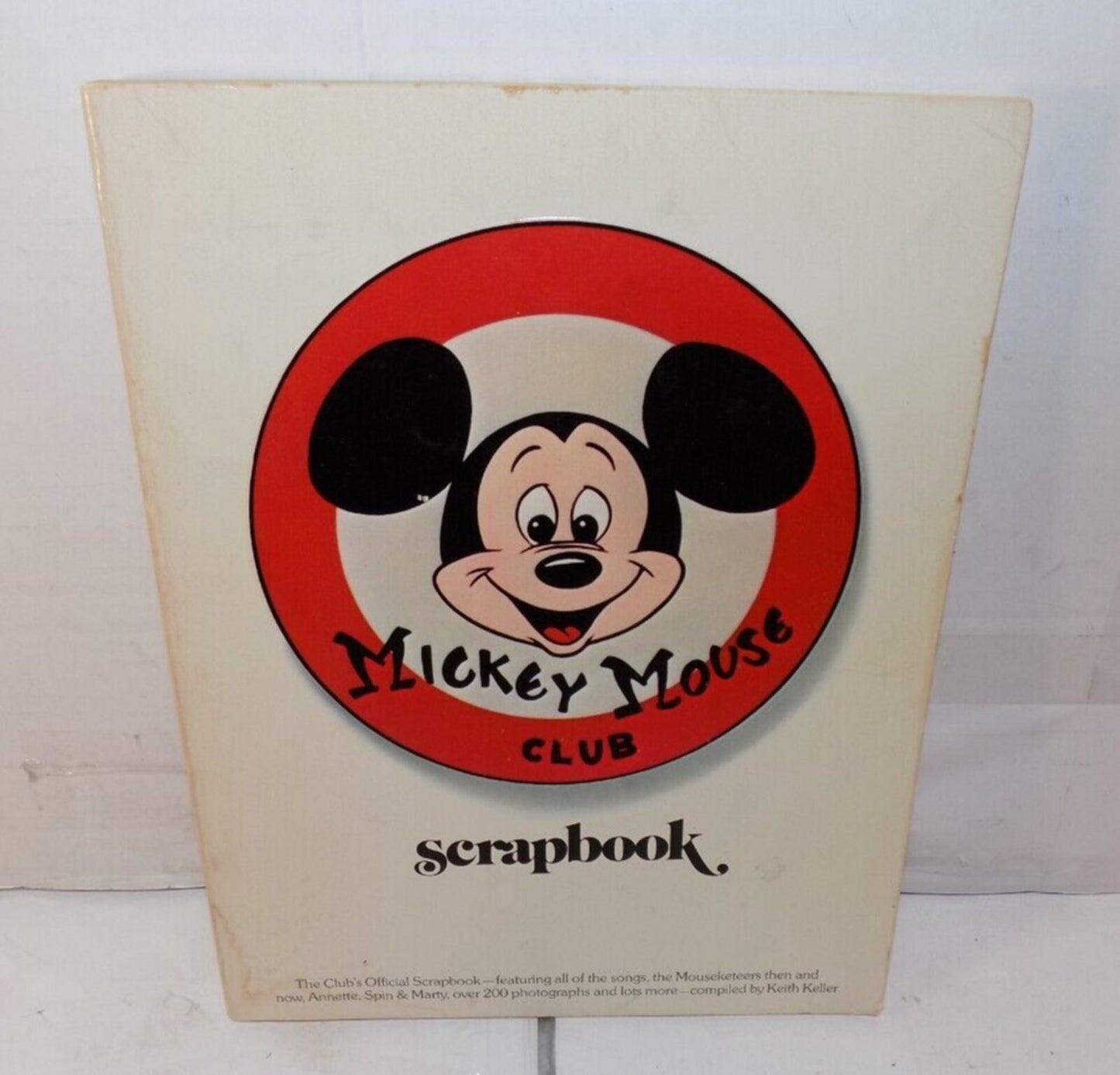 Vintage 1975 Disney Mickey Mouse Club Scrapbook by Keith Keller Songs & Photos