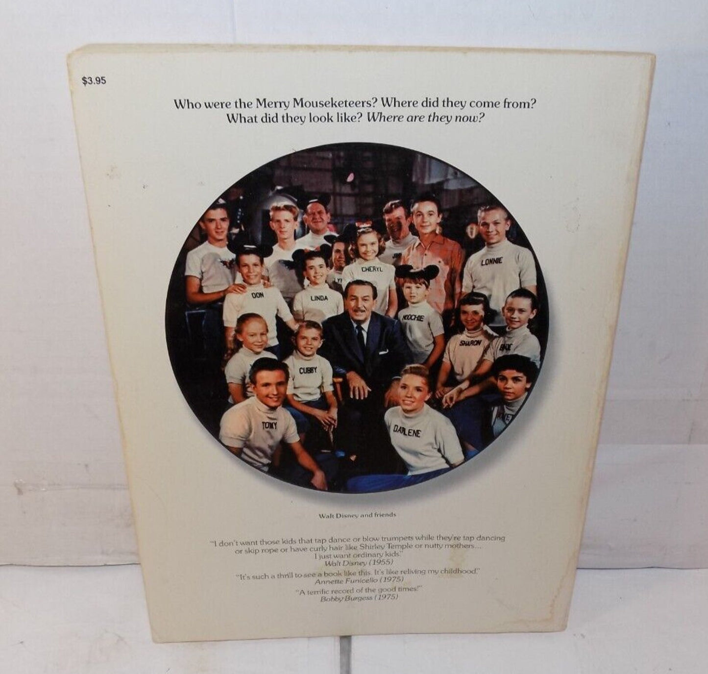 Vintage 1975 Disney Mickey Mouse Club Scrapbook by Keith Keller Songs & Photos