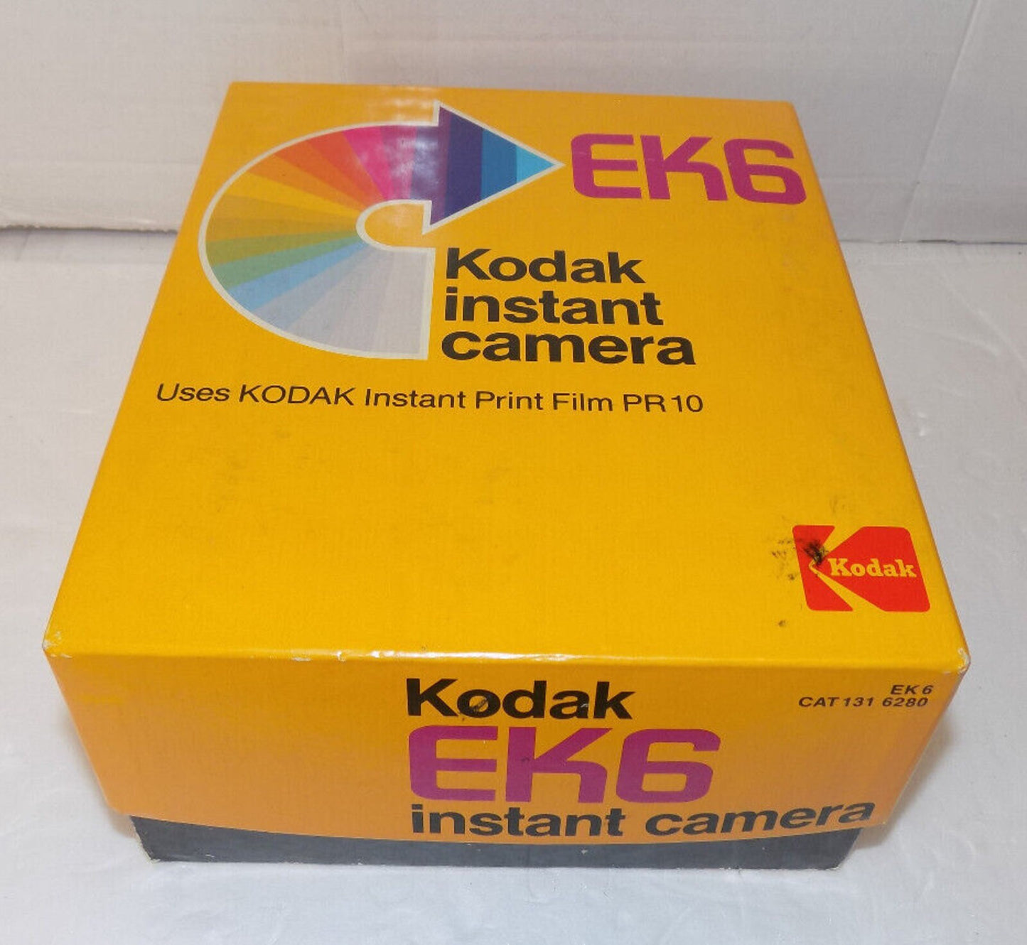 Vintage Kodak EK6 Instant Camera with Original Box And Directions Untested