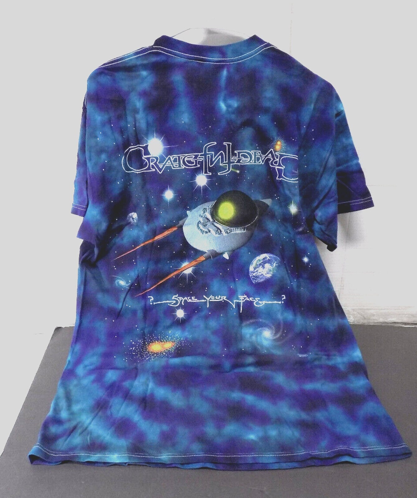 Vintage 1997 Grateful Dead Space Your Face Short Sleeve T Shirt Large Authentic