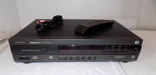 Kodak PCD-870 Single Disc CD Player with Remote and Cables