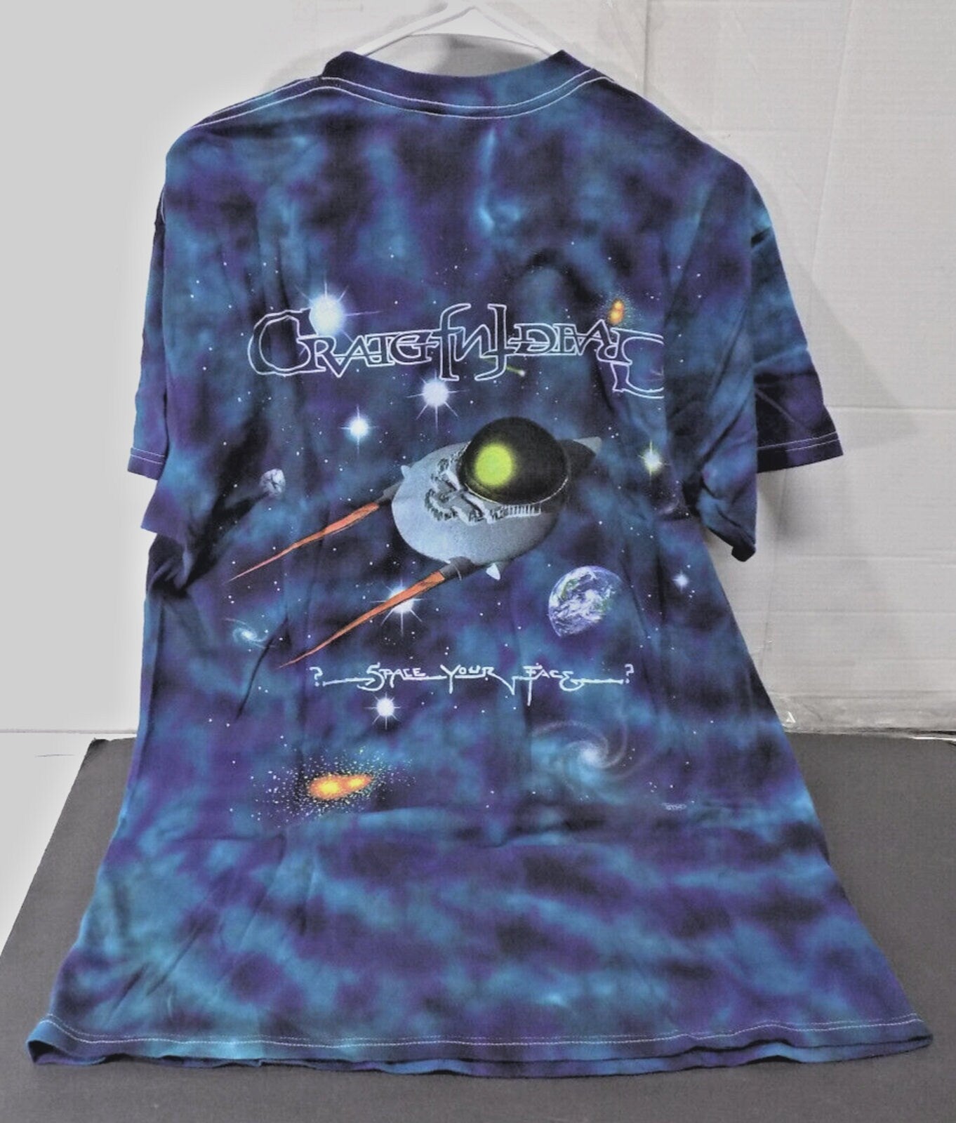 Vintage 1997 Grateful Dead Space Your Face Short Sleeve T Shirt Large Authentic