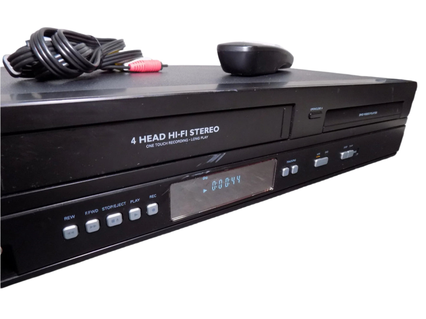 Philips 3345V DVD VCR Combo with Remote HDMI Adapter & Cables