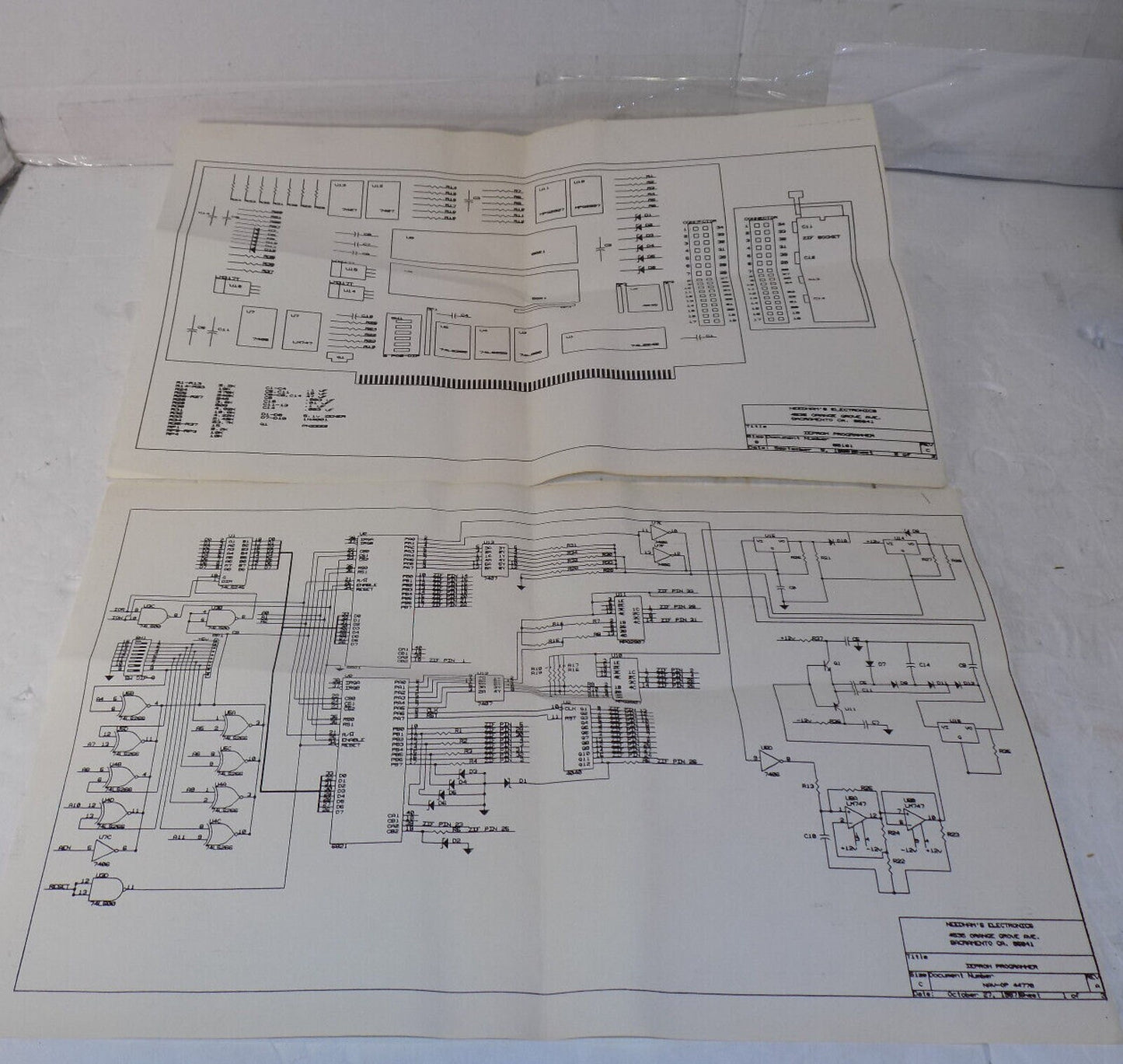 Vtg Needhams Electronics IEP6913 Eprom Programmer for IBM PC