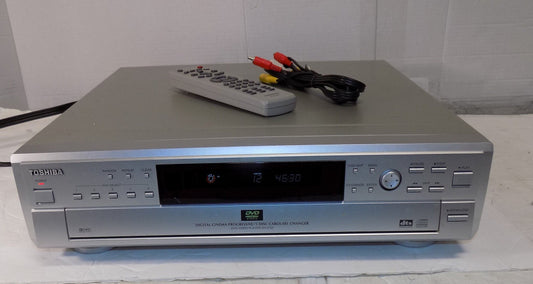 Toshiba SD-3755u 5 Disc CD Dvd Player with Remote Cables and Hdmi Adapter