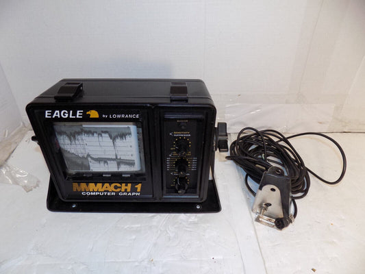 Vintage Eagle Lowrance Mach 1 Graphing Fish Finder