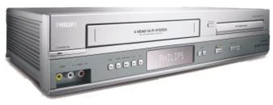 New Philips DVP3150 DVD VCR Combo with HDMI Adapter