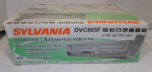 Sylvania DVC865F DVD VCR Combo with HDMI Adapter