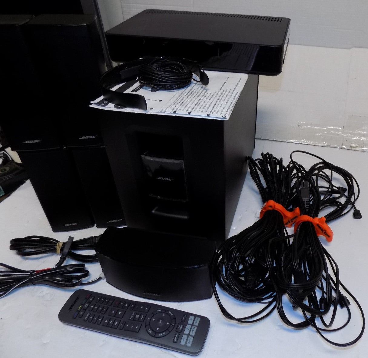 Bose CineMate 520 Home Theater System w/ SoundTouch Wireless Adapter & Remote