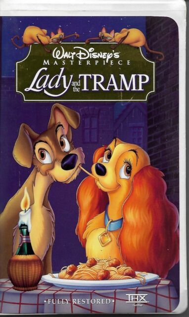 Walt Disney's Masterpiece Lady And The Tramp VHS Tape New Sealed