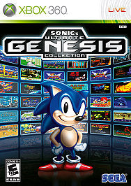 XBOX 360 Sonic's Ultimate Cenesis Collection Platinum Hits Video Game NTSC