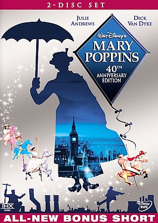 Disney Mary Poppins 2 Disc Set 40th Anniversary Edition Julie Andrews Sealed